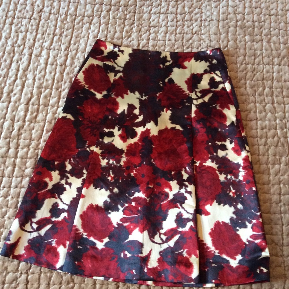 Talbots cotton and silk skirt